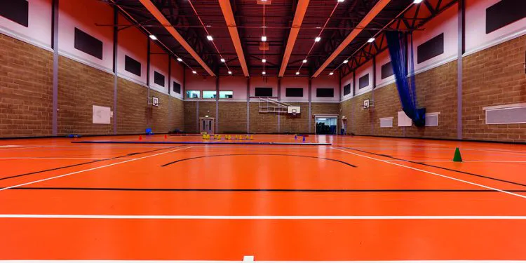 PVC spor salonu zemin kaplama uygulama örneği